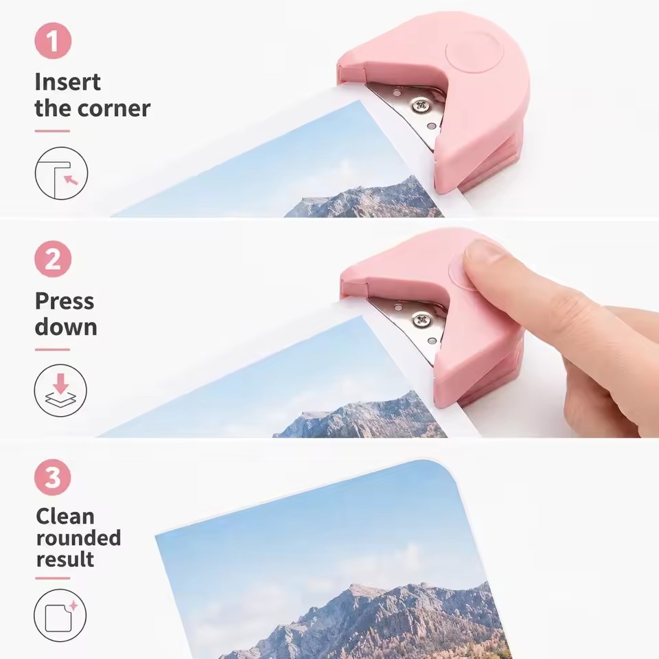 Craft Tools - Corner Rounder R4 Corner Punch Portable