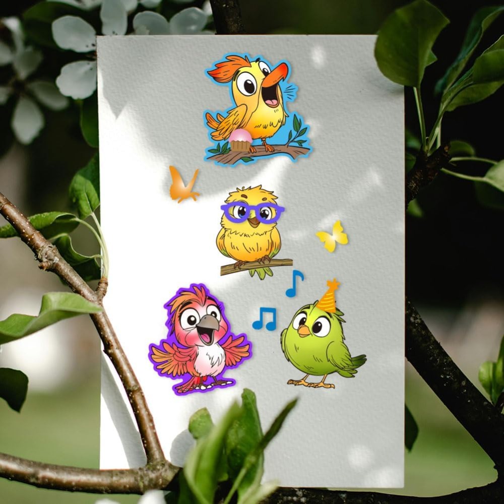 Funny Bird Clear Stamps for Sc - Clear Silicone Stamps For Card Making ulasan dan harga