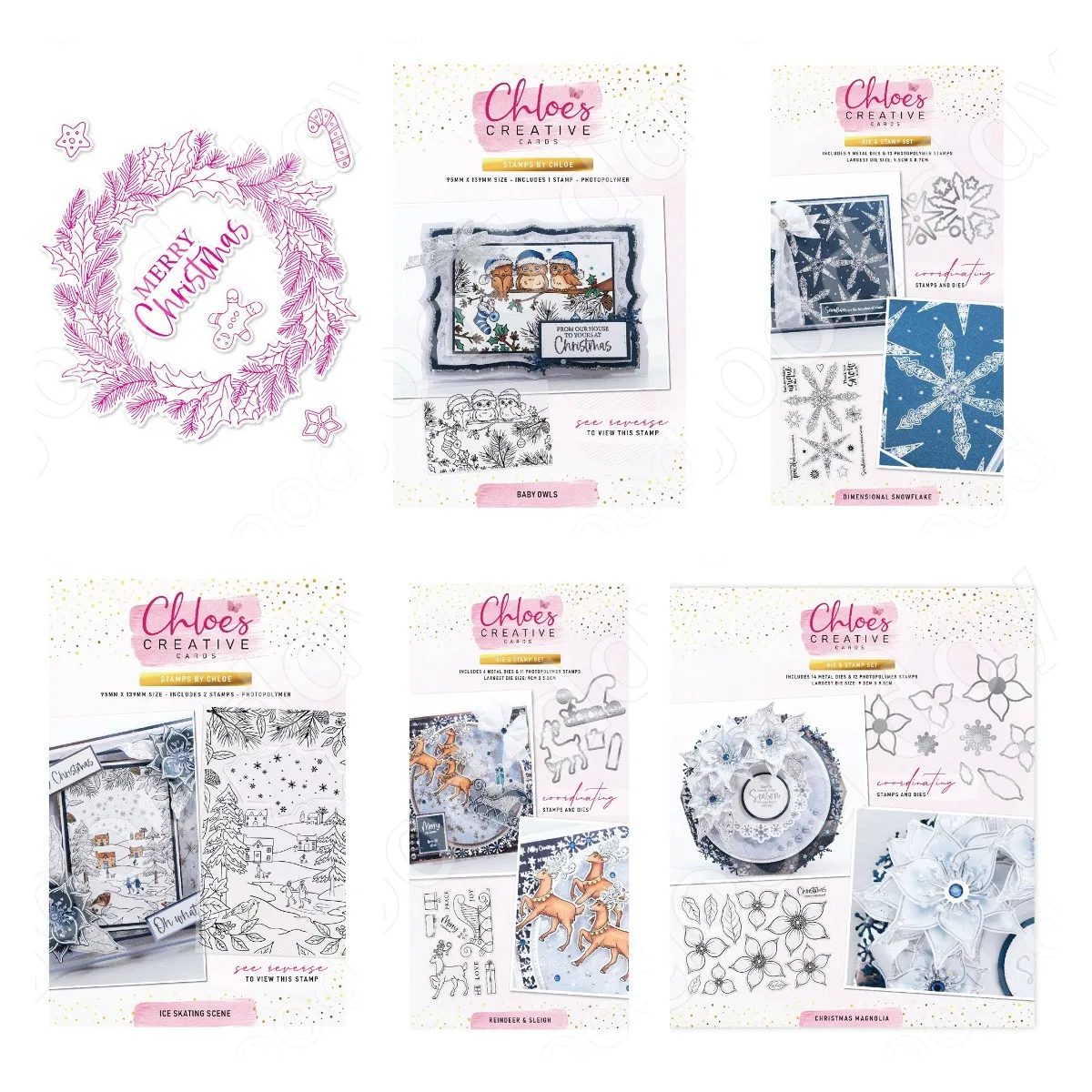 New Christmas Elk Snowflake Wr - Clear Silicone Stamps For Card Making ulasan dan harga