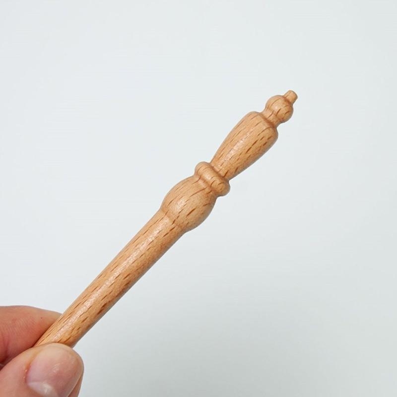  Embroidery Hook Set with Need - Wooden Crochet Hooks Ergonomic Handle ulasan dan harga