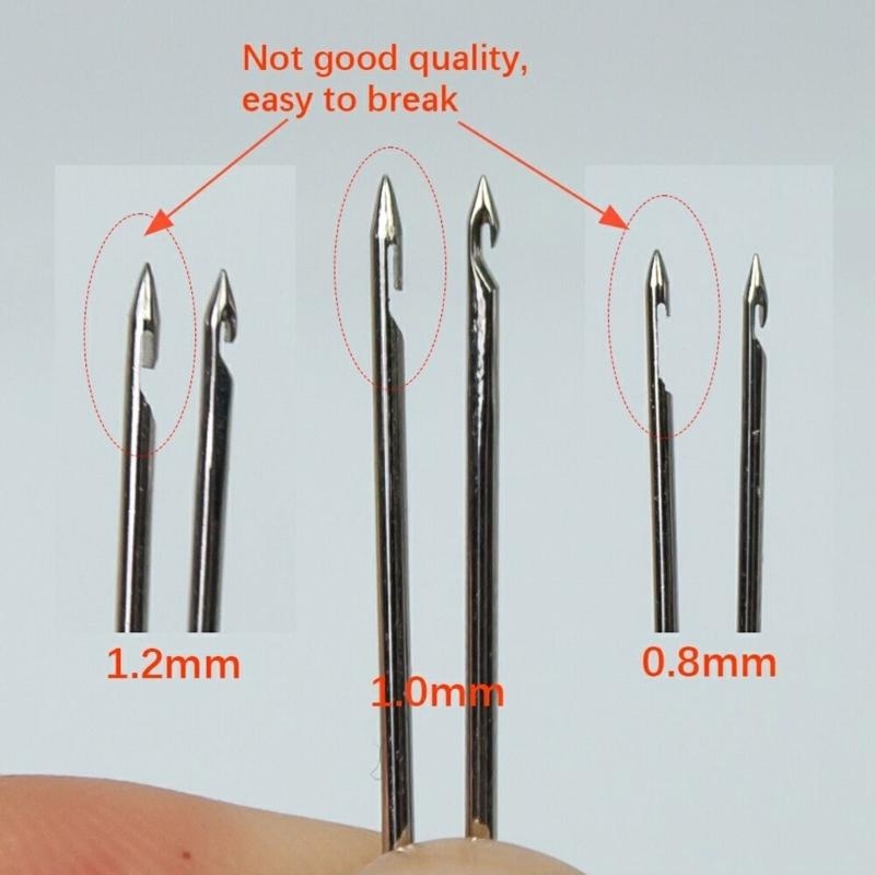  Embroidery Hook Set with Need - Wooden Crochet Hooks Ergonomic Handle ulasan dan harga