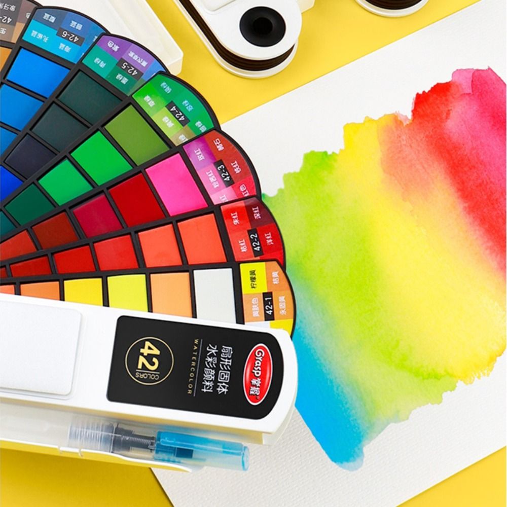 Folding Watercolor Paint Set 1 - Watercolor Paint Set Solid Pigment ulasan dan harga