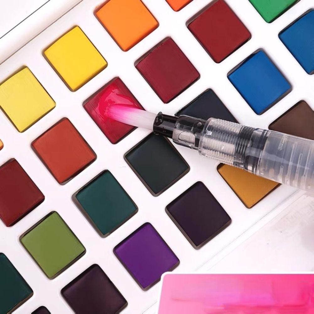 Folding Watercolor Paint Set 1 - Watercolor Paint Set Solid Pigment ulasan dan harga