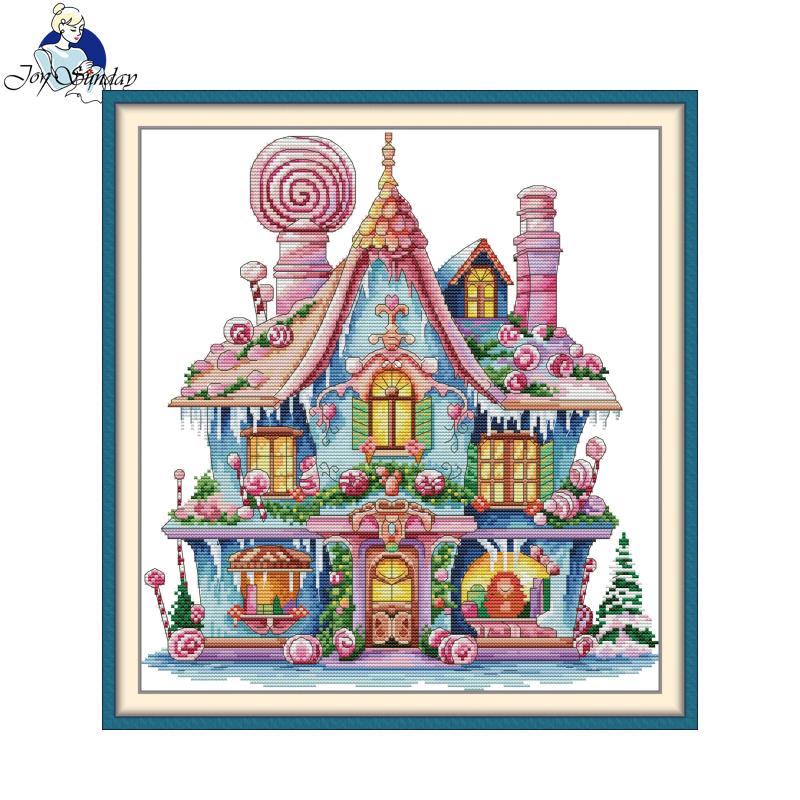Joy Sunday Candy Cottage Print - Cotton Embroidery Thread Skeins ulasan dan harga