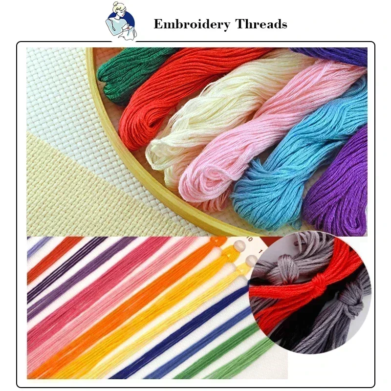 Joy Sunday Candy Cottage Print - Cotton Embroidery Thread Skeins ulasan dan harga