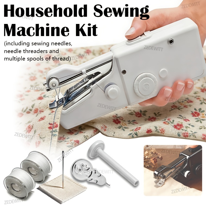 Portable Handheld Electric Sew - Mini Electric Sewing Machine Handheld ulasan dan harga