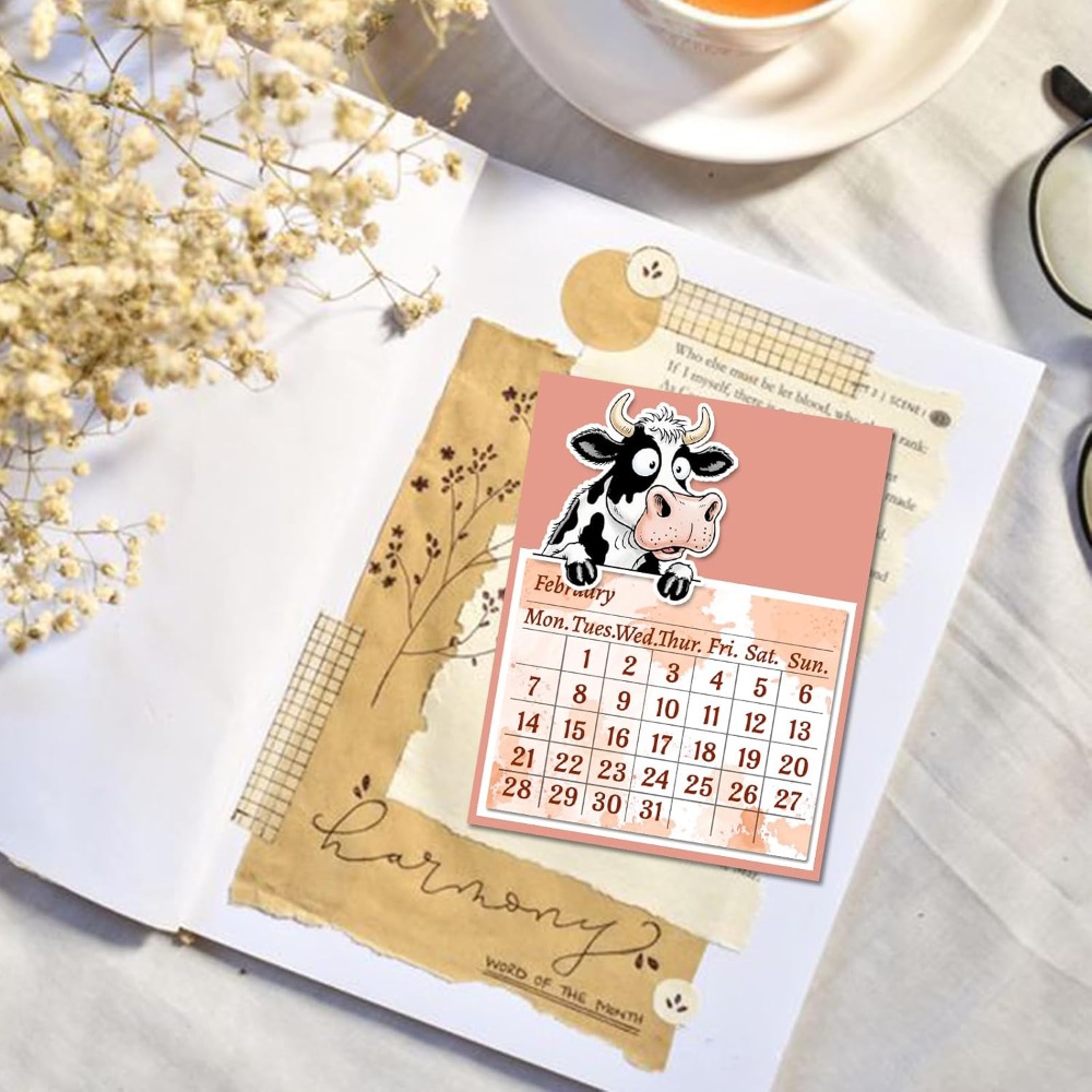 Calendar Clear Stamp for Scrap - Clear Silicone Stamps For Card Making ulasan dan harga