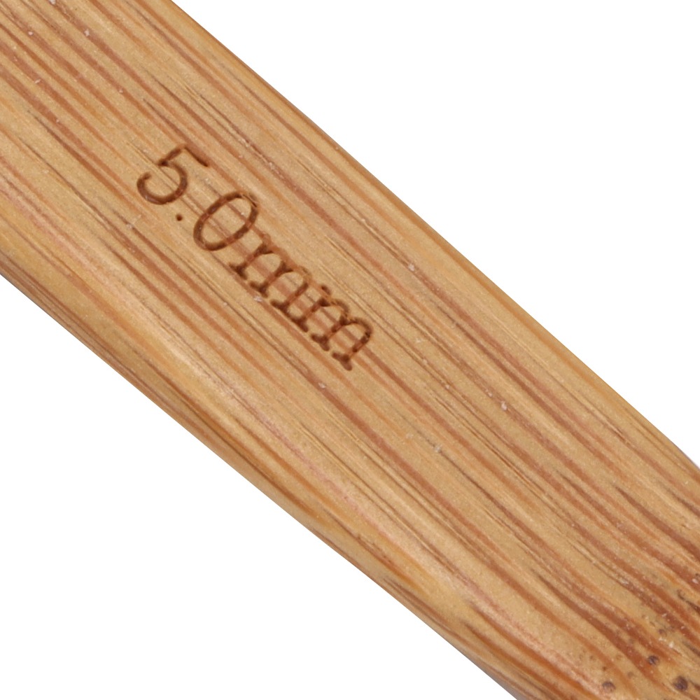 8pcs 2.5-6mm Sizes Crochet Hoo - Wooden Crochet Hooks Ergonomic Handle ulasan dan harga
