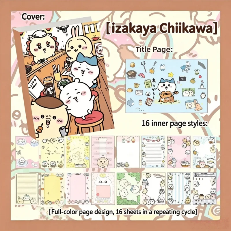 Chiikawa Cute Notebook 80 Shee - Scrapbooking ulasan dan harga