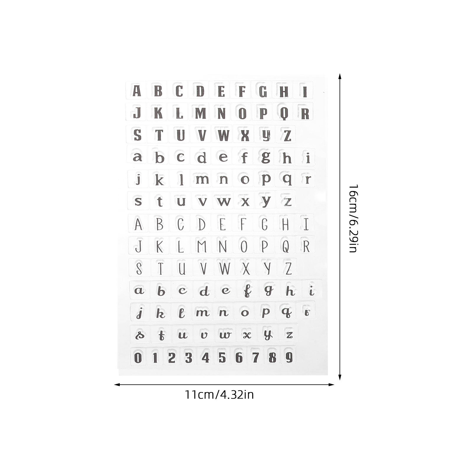 4 Pcs Clear Stamps for Journal - Clear Silicone Stamps For Card Making ulasan dan harga