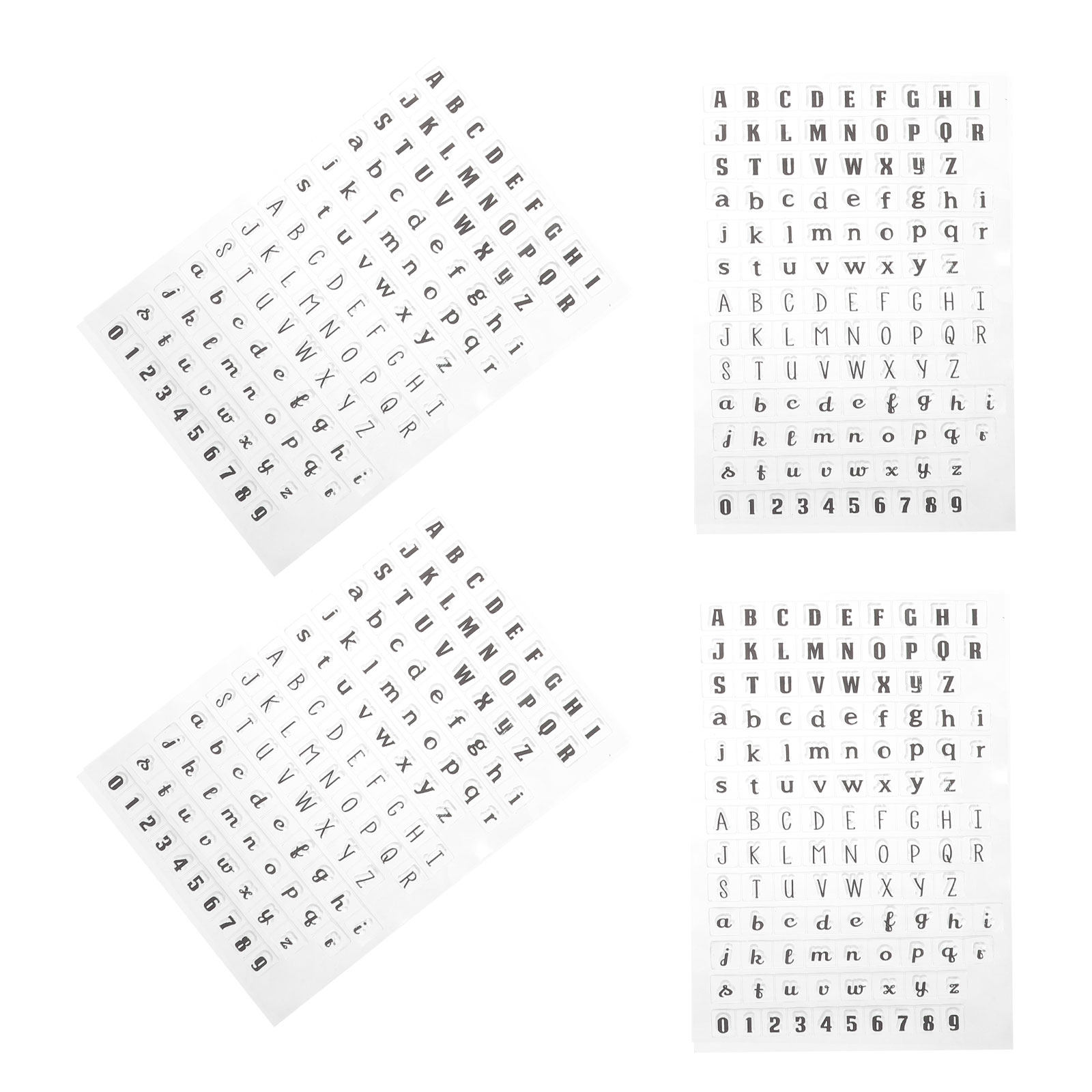 4Pcs Silicone Transparent Stam - Clear Silicone Stamps For Card Making ulasan dan harga