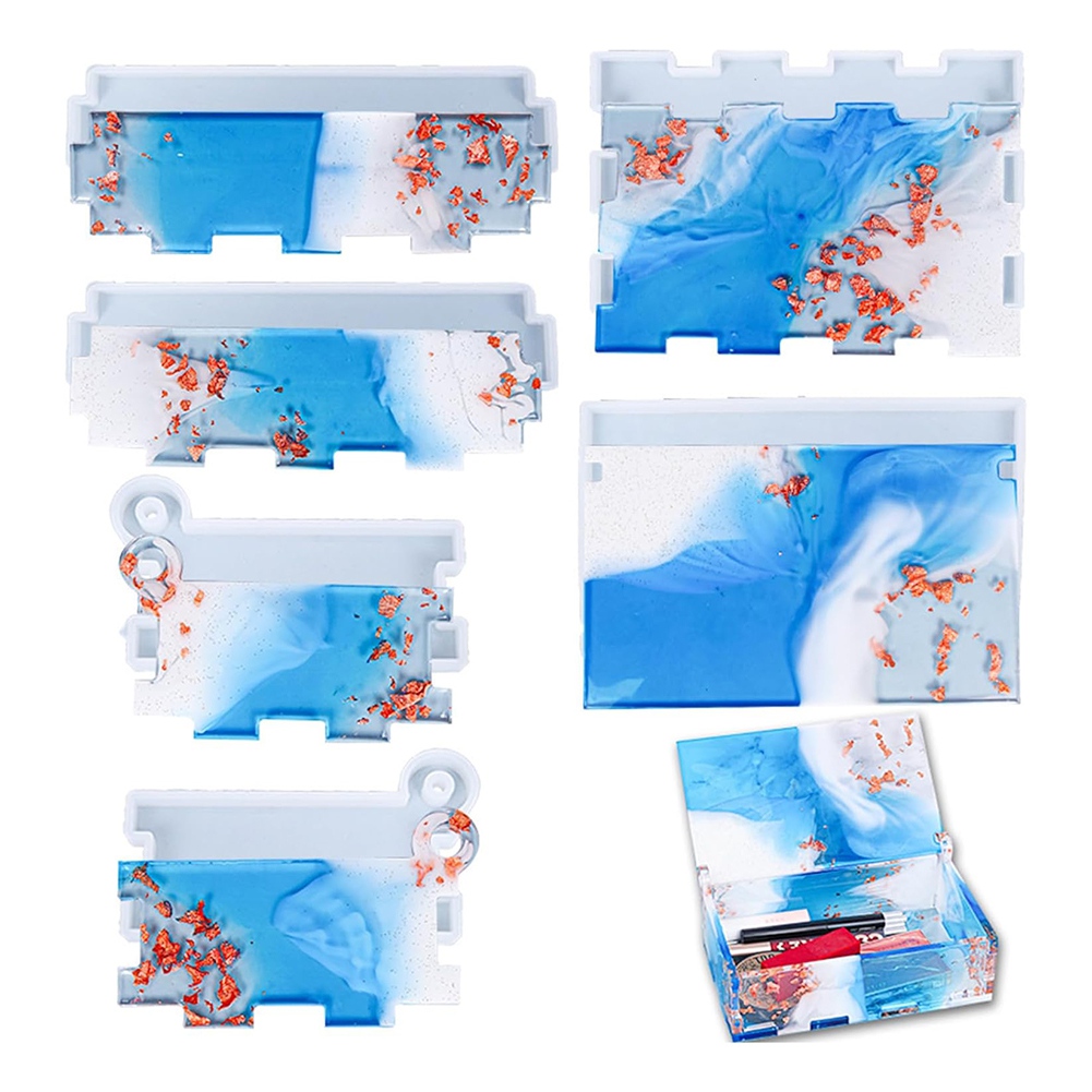 A98E-Resin Mold Silicone, Stor - Silicone Epoxy Resin Molds Set ulasan dan harga