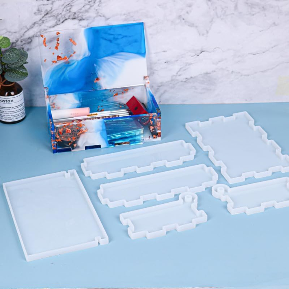 A98E-Resin Mold Silicone, Stor - Silicone Epoxy Resin Molds Set ulasan dan harga